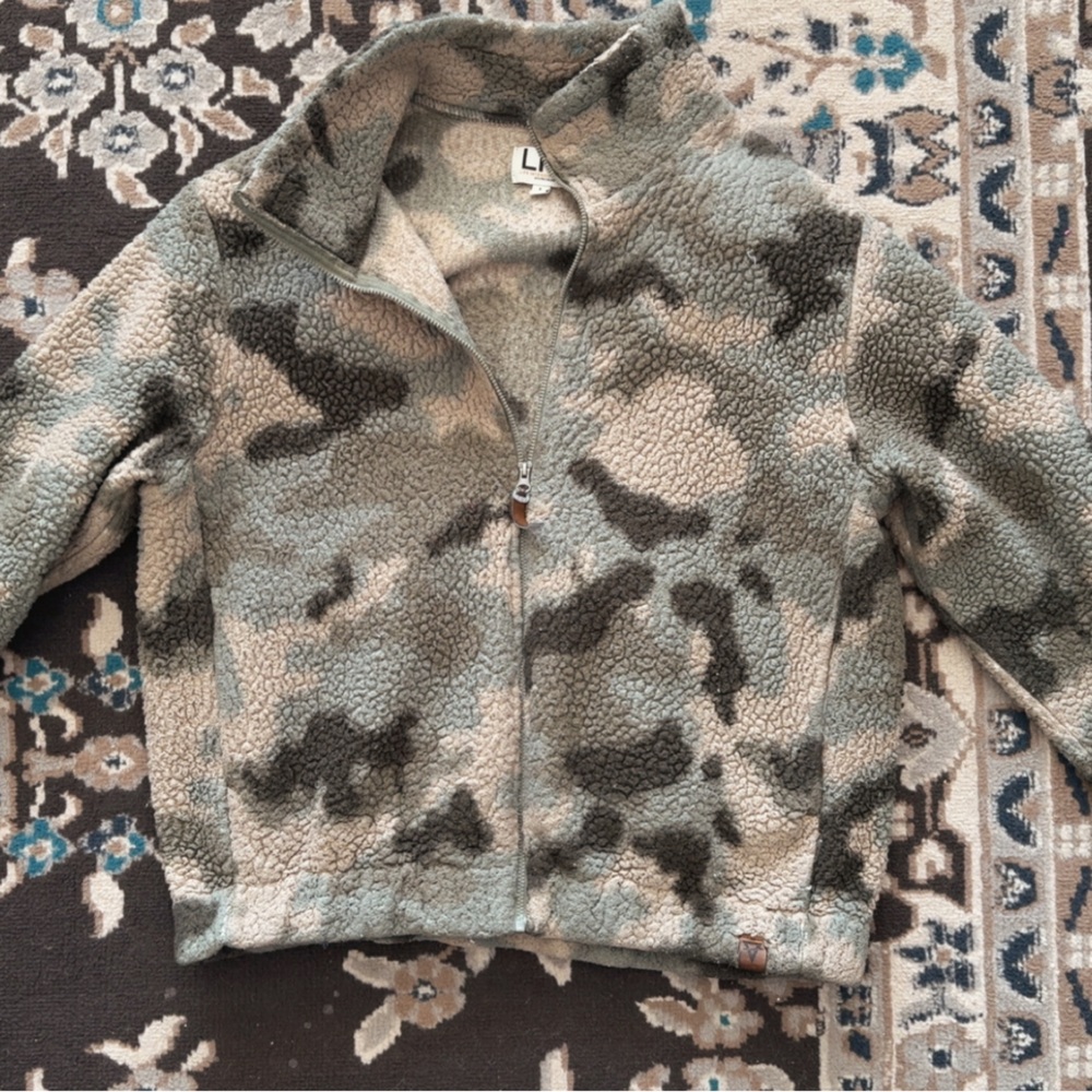 Cozy Camouflage Teddy Jacket